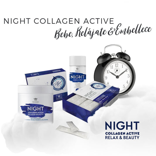 Night Collagen Active. Bebe, Relájate y Embellece con colageno extra