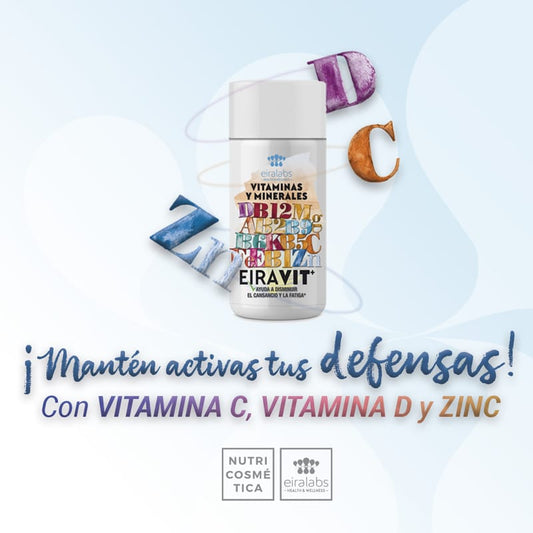 ¡Mantén tus defensas activas! Zinc y vitaminas C y D son aliados