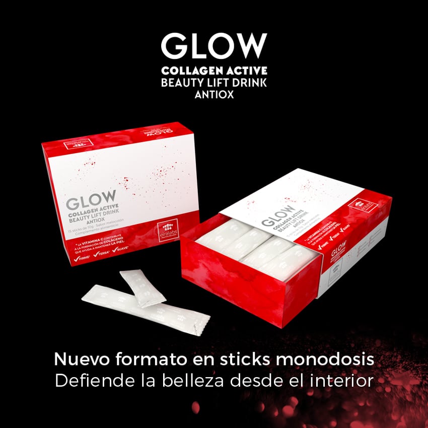 Glow Collagen Active. Nuevo Formato Sticks Monodosis.
